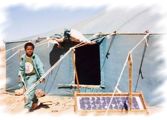 Placas solares en campamentos de Tindouf